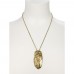 Owl Necklace (Large) Yellow Gold